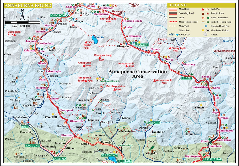 Annapurna Circuit with Tilicho Lake Trek